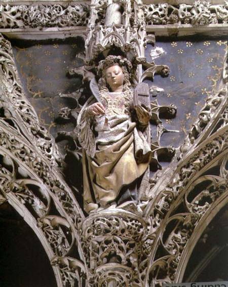 St. Ceciliastatue from the choir enclosure de Anonymous