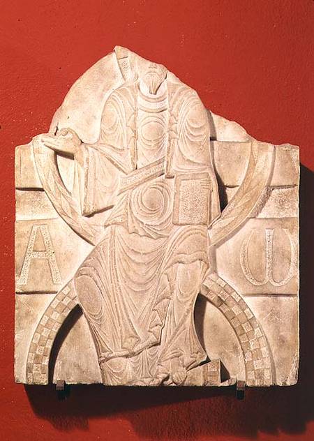 Christ raising the Hostbas-relief de Anonymous