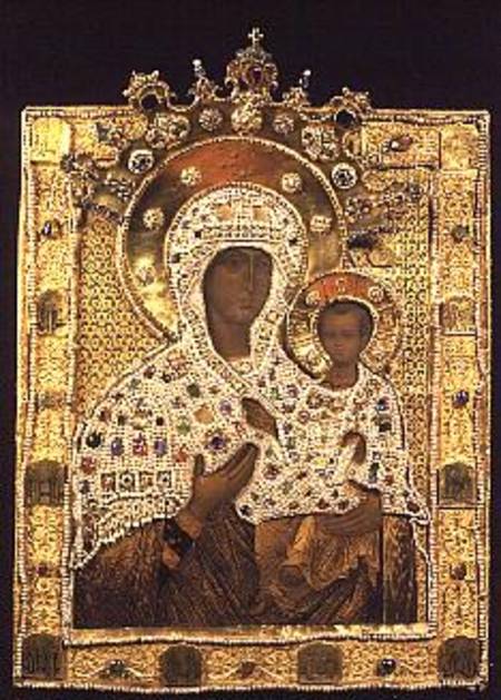 con of the Virgin, Smolenskaja monastery, Moscow de Anonymous