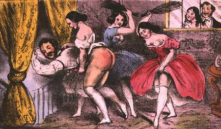 Exhibition of Female Flagellants, published by William Dugdale de Anonymous