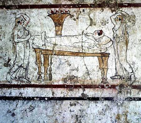 Fresco from the Tomb of Gaudio de Anonymous