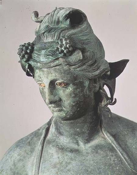 Head of a statuette of BacchusPompeii de Anonymous