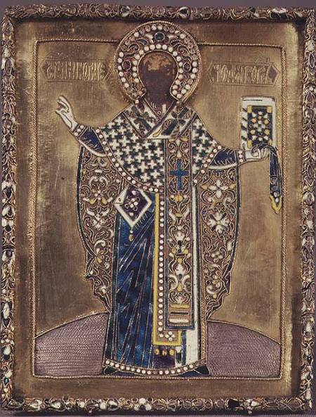 Icon showing St.Nicholas the Miracle WorkerMoscow de Anonymous