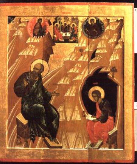 Icon of St.John the Theologist of Patmosfrom the Trinity-Sergiev Monastery de Anonymous