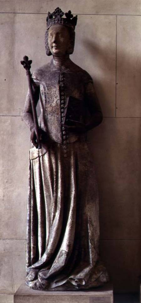 Jeanne de Bourbon, wife of Charles V of France (1337-80) de Anonymous