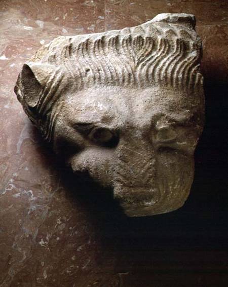 Lion's headarchitectural detail from the Temple of Zeus at Olympia Greek c.470-c.457 BC de Anonymous