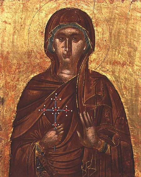 St. Paraskyeva, icon,Byzantine de Anonymous