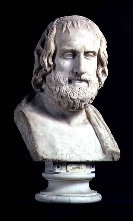 Portrait bust of Euripides (c.480-406 BC) de Anonymous