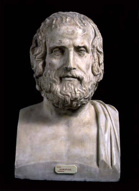 Portrait Bust of Euripides (c.484-406 BC) second half of the 4th century BC de Anonymous