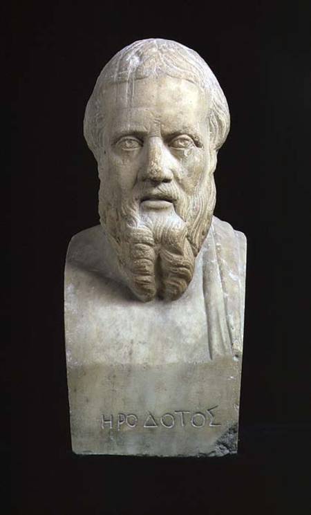 Portrait bust of Herodotus (c.485-425 BC) de Anonymous