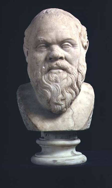 Portrait bust of Socrates (469-339 BC) de Anonymous