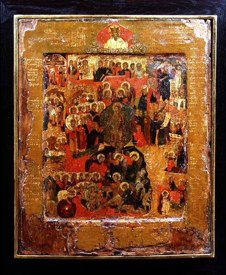 The Resurrection and Descent into Hell (Anastasis) Russian icon de Anonymous