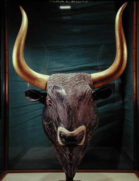 Rhyton in the shape of a bull's head, from Knossos,Minoan de Anonymous