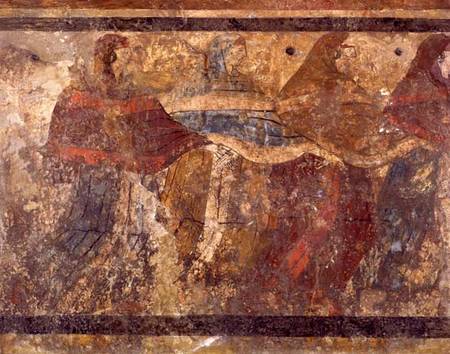 Ritual Funeral Dancedecoration from Tomb no.11 from Via dei Cappuccini de Anonymous