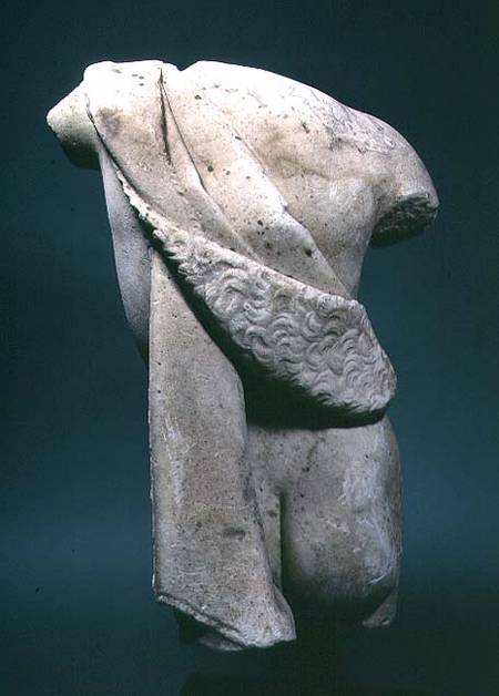 Roman marble torso of a satyr or faun (back view) 1st century BC/AD  (90518 de Anonymous