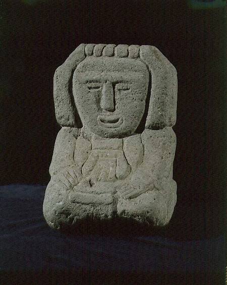 Sculpture of a goddessfrom near Tenochtitlan (Mexico City) Aztec de Anonymous