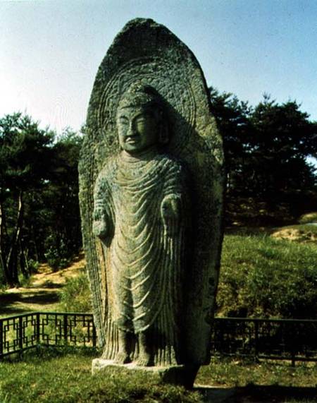 Standing Buddha at Ch'olch'on-niNaju de Anonymous