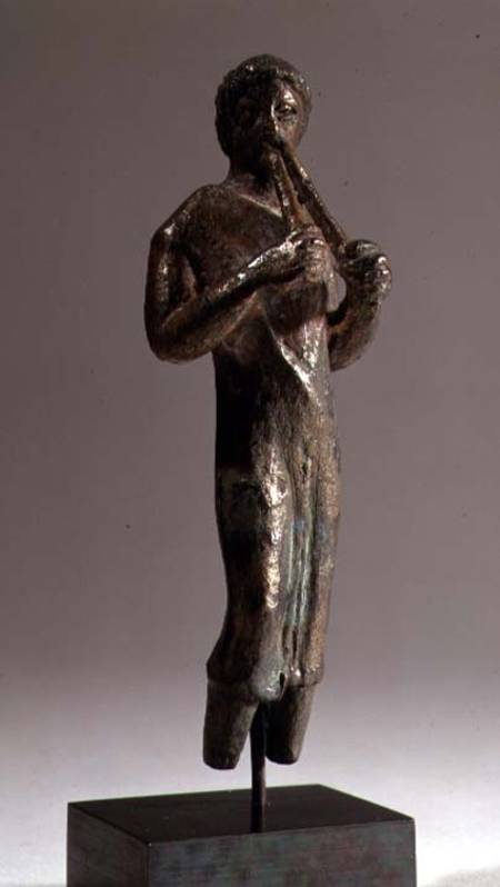Statuette of a Musician with a Flute de Anonymous
