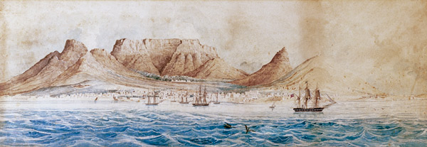 View of Table Bay, Colonial School de Anonymous