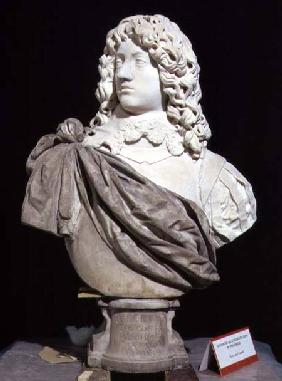 Bust of Prince Rupert (1619-82) Count Palatine of the Rhine and Duke of Bavaria (half way through th