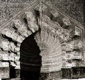 Detail of a keel arch on the Tomb of the Abbasid Khalifs