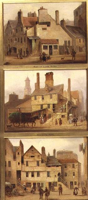 Edinburgh: Nine Views of the Old Town, Foot of Leith Wynd, Cowgate Port, Foot of Candle Maker Row