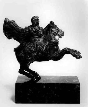 Equestrian statuette of Alexander the Great (356-323)