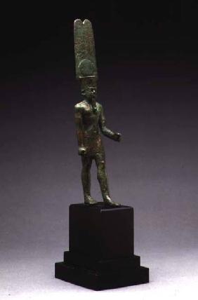 Figure of the god Amon-Re, Egyptian,probably Late Period