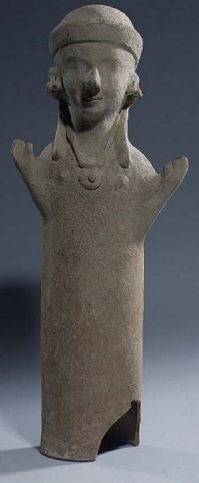 Goddess or worshipper with raised armsfigurine