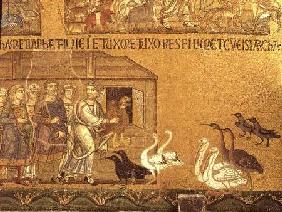 Noah taking the Animals into the Arkmosaic in the Vestibule of San Marco
