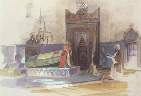 Tomb of Bayazid I, interior, Bursa, Turkey de Anonymous