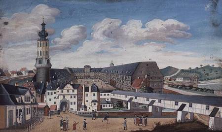 View of Weimar with the Castle of Wilhelmsburg de Anonymous