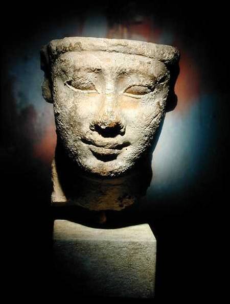 A Votive Headfrom the Egyptian Ptolemaic Period de Anonymous