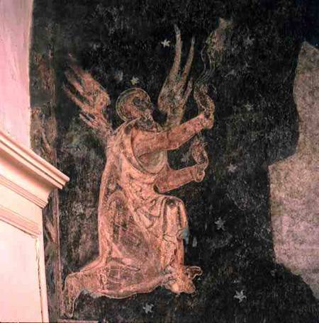 Wall painting depicting an angel de Anonymous
