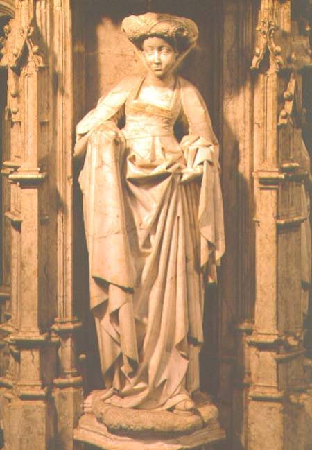 Wise virgin statuette from the tomb of Philibert the Fair (1480-1504) Duke of Savoy de Anonymous