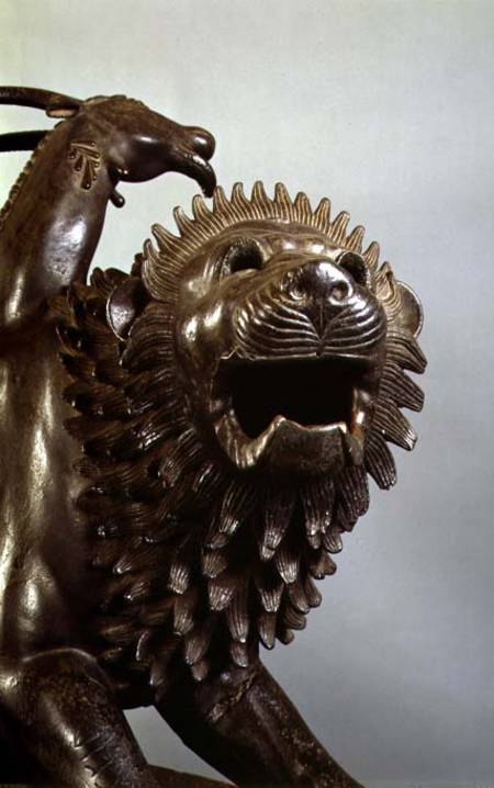 The Wounded Chimera of Bellerophondetail of the head de Anonymous