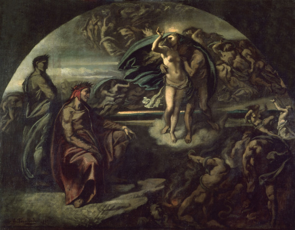 Dante & Virgil in Underworld de Anselm Feuerbach