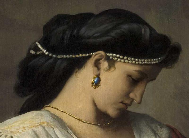 Medea (Detail: Kopf der Medea) de Anselm Feuerbach