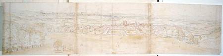 Greenwich Palace and London from Greenwich Hill, from 'The Panorama of London' de Anthonis van den Wyngaerde