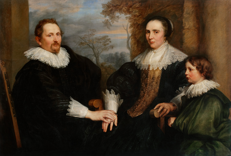 Portrait of the Antwerp Merchant Sebastiaen Leerse and his Family de Anthonis van Dyck