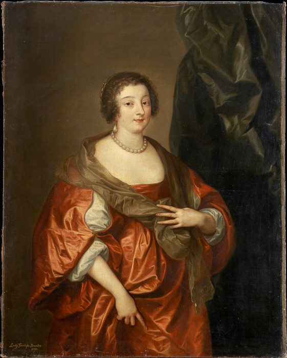 Portrait of Penelope Naunton, Lady Herbert de Anthonis van Dyck