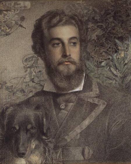 Portrait of Cyril Flower de Anthony Frederick Augustus Sandys