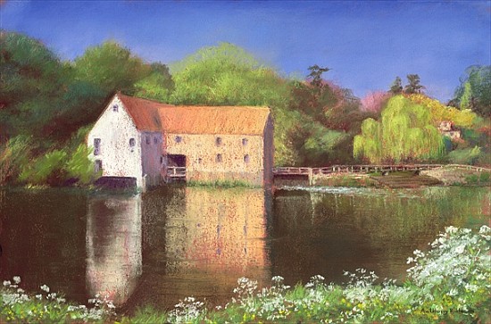 Springtime at the Mill, 2004 (pastel on paper)  de Anthony  Rule