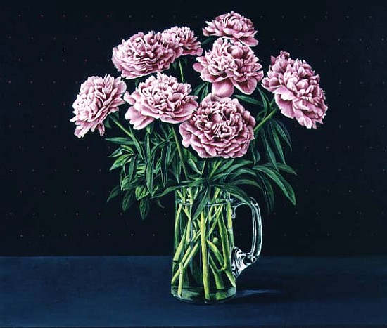 Flowers in a Glass Jug, 1983 (acrylic on board)  de Anthony  Southcombe