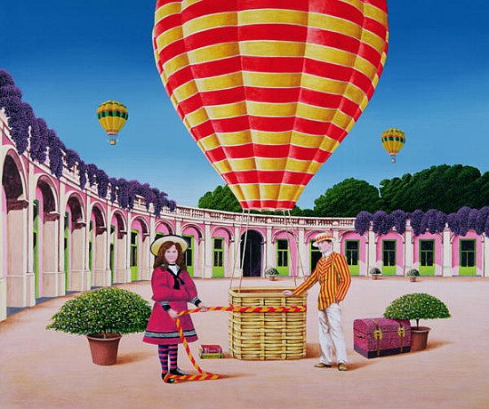 The Balloonist, 1986 (acrylic on board)  de Anthony  Southcombe
