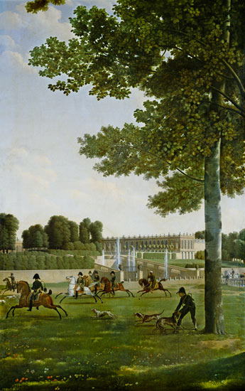 The Open Space in Front of the Grand Trianon de Antoine Bidauld