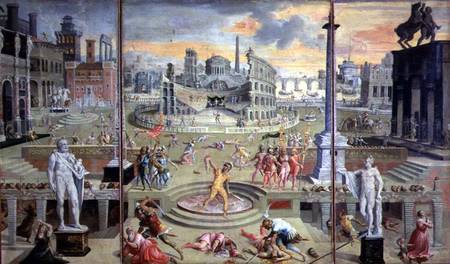 The Massacre of the Triumvirate de Antoine Caron