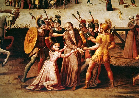 The Arrest of Sir Thomas More in 1535 (detail of 40437) de Antoine Caron