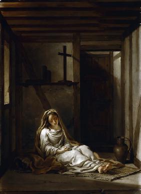 Saint Thaïs in her cell