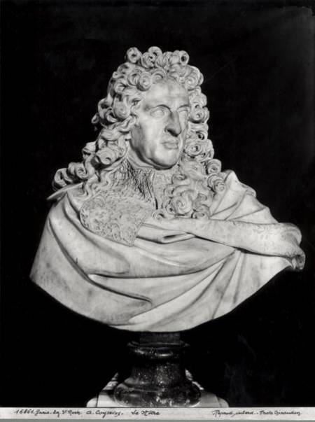 Bust of Andre Le Notre (1613-1700) de Antoine Coysevox